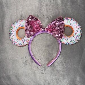 Disney Pink and Purple Donut Ears Headband